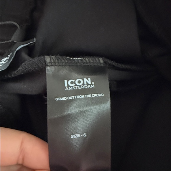 ICON Black and White Ross Campbell Tape Tracksuit Mens Jacket M & Pant S